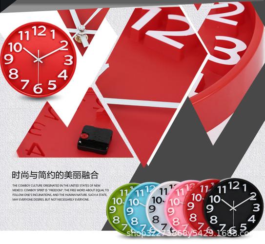 12英寸现代简约石英挂钟工厂批发 客厅数字时钟的销售优势与采购策略